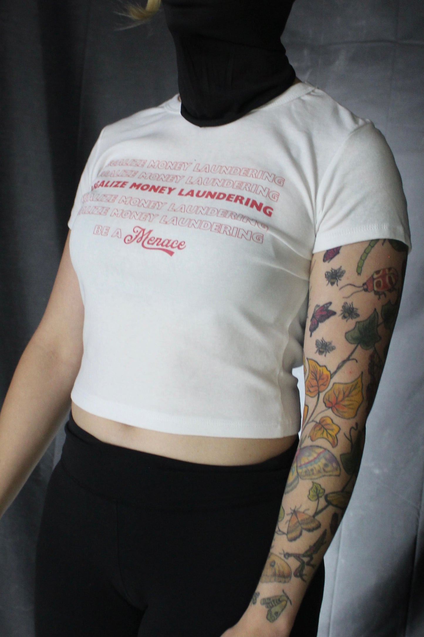 Legalize Money Laundering - Crop Top