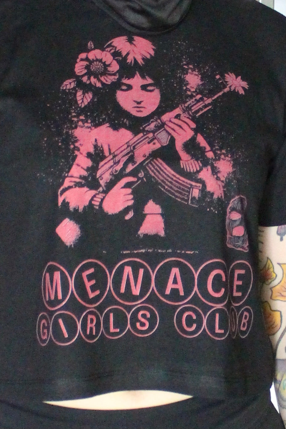 Guns and Ammo Crop top