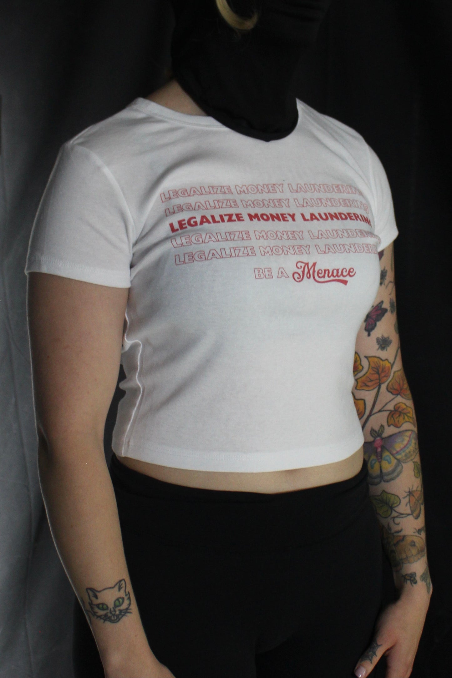 Legalize Money Laundering - Crop Top