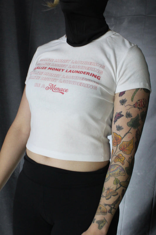 Legalize Money Laundering - Crop Top